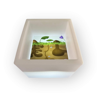 Pod zemí - Podložka na světelný stůl KOSTKA